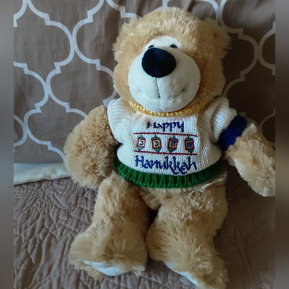 Hanukkah teddy bear